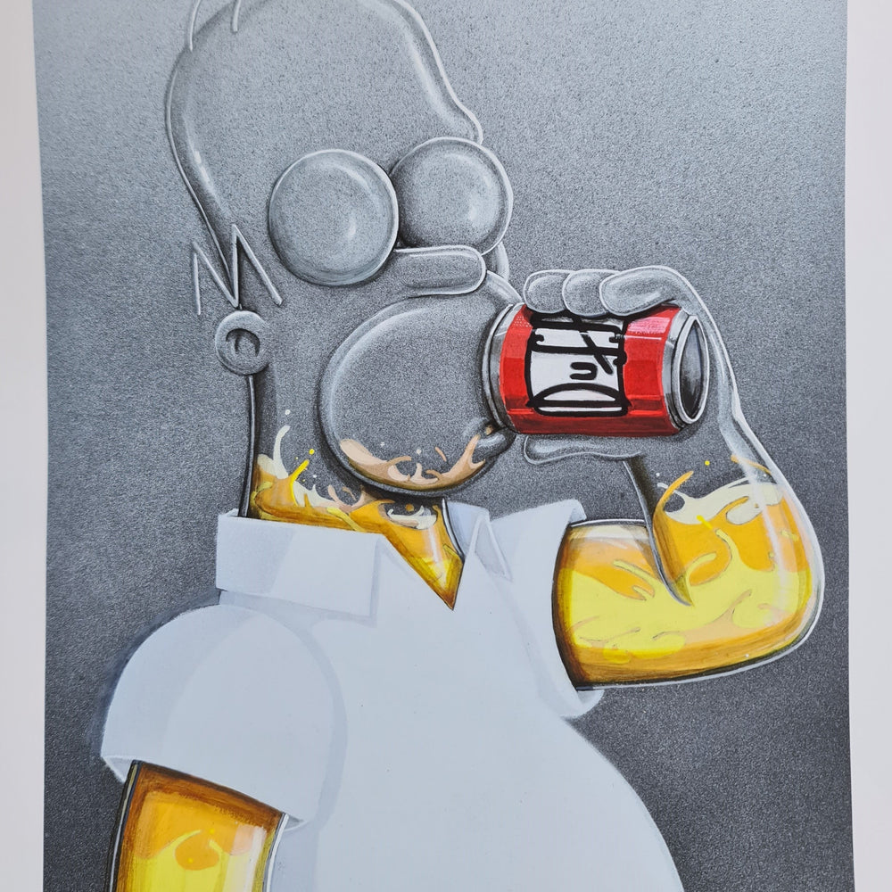 Homer Simpson by Flog by Flog - Signature Fine Art