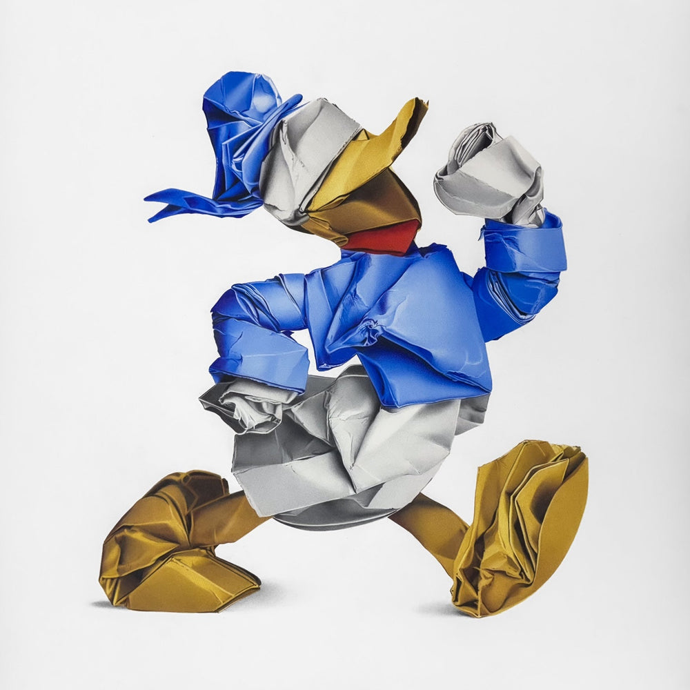 Donald Duck Origami (Limited Edition) by Alessandro Paglia