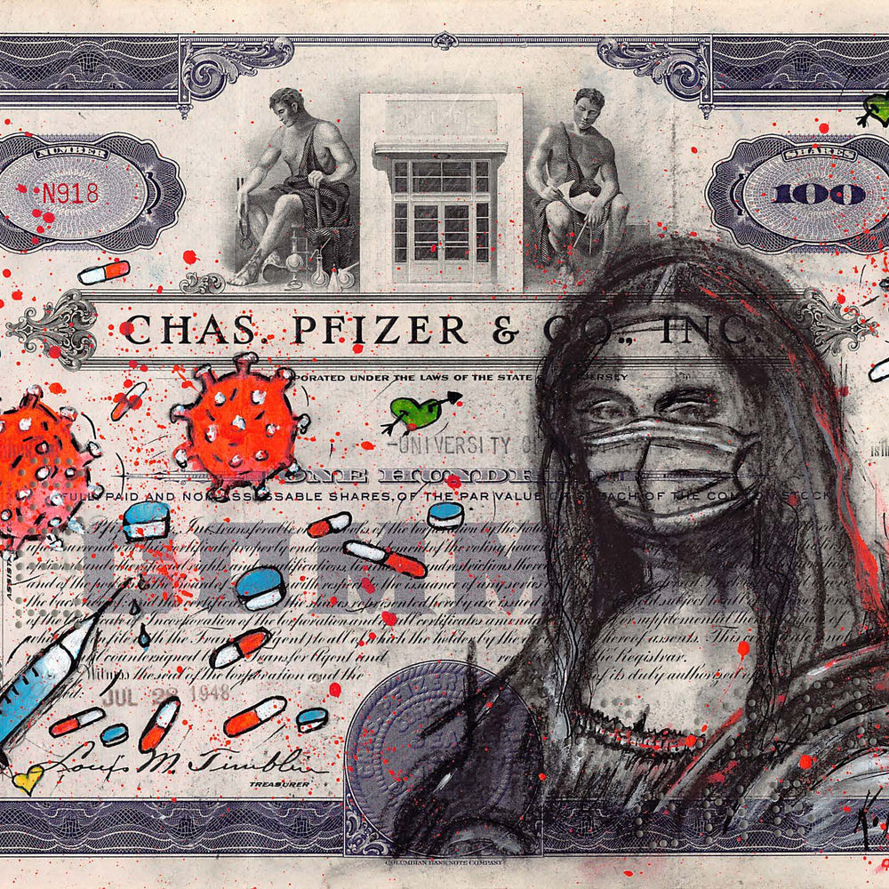 Monalisa Pfizer by Katia Ferrari - Signature Fine Art