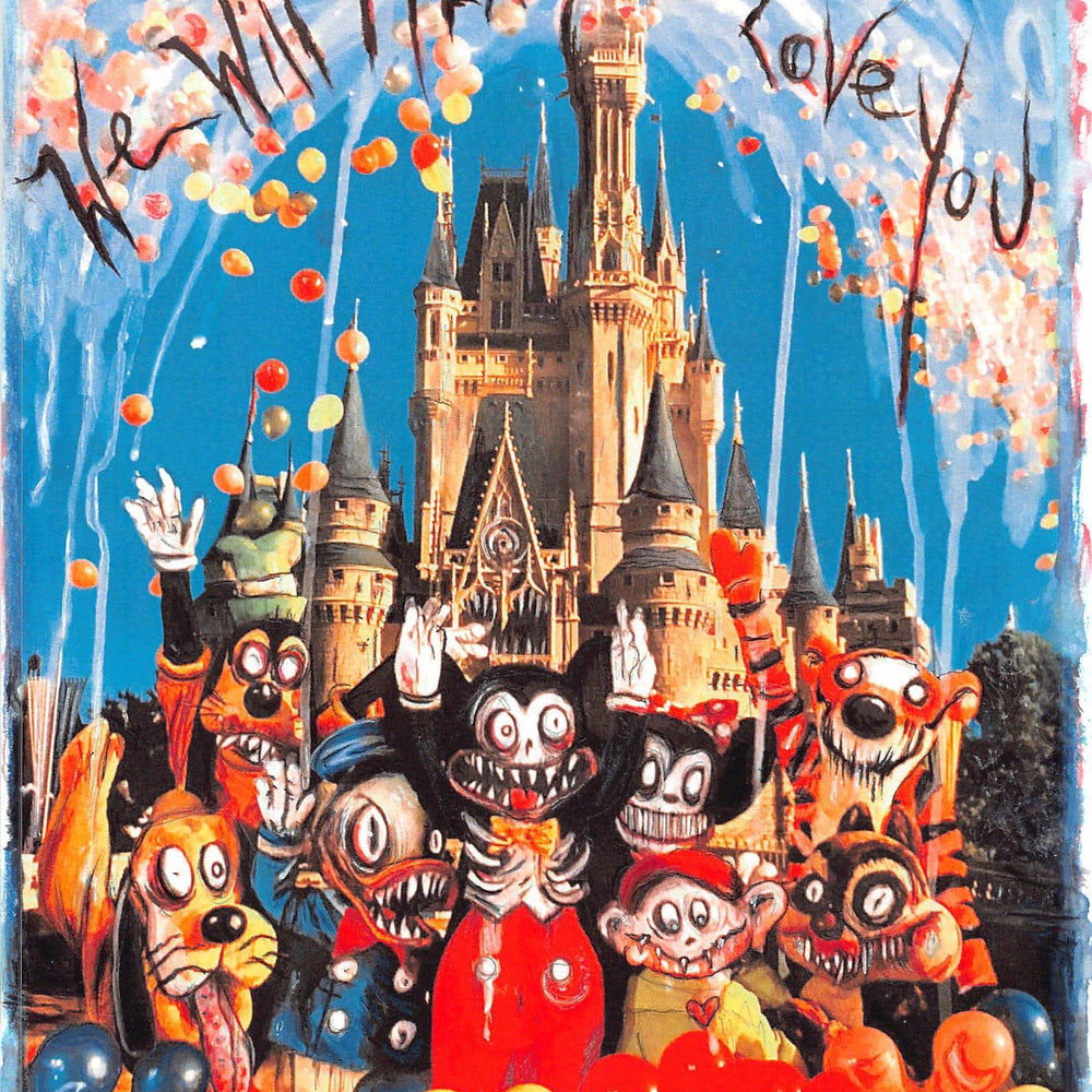 Dark Disney We Will Always Love You (Original) by GUS FINK - Signature Fine Art