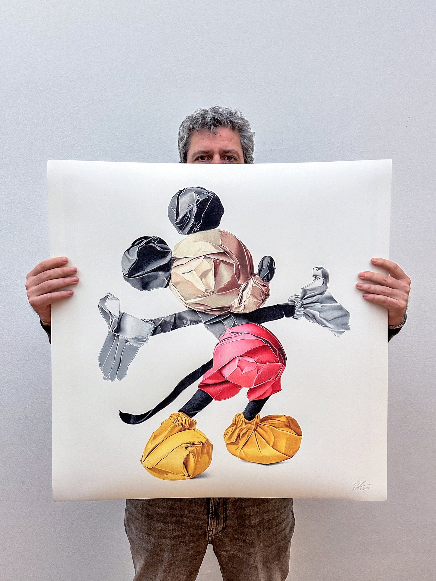 Mickey Origami (Limited Edition) by Alessandro Paglia