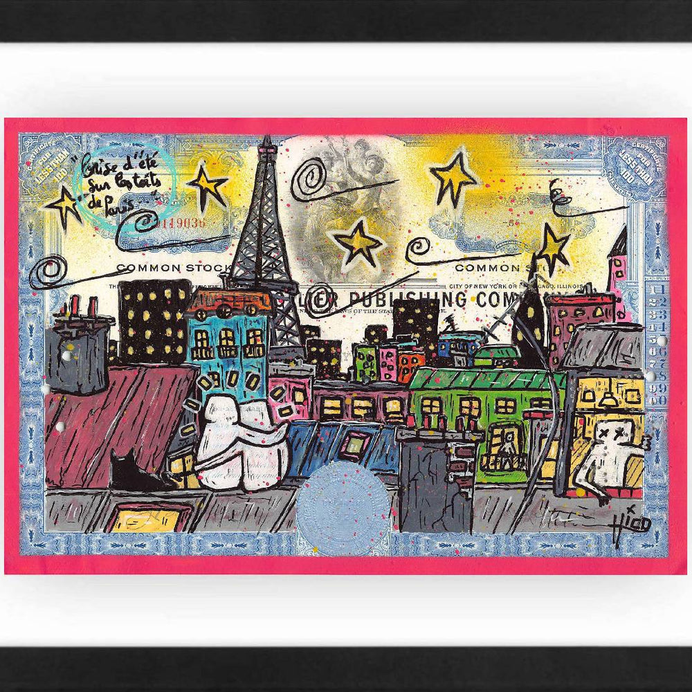 
                  
                    Brise d'été sur les toits de Paris by Hico - Signature Fine Art
                  
                