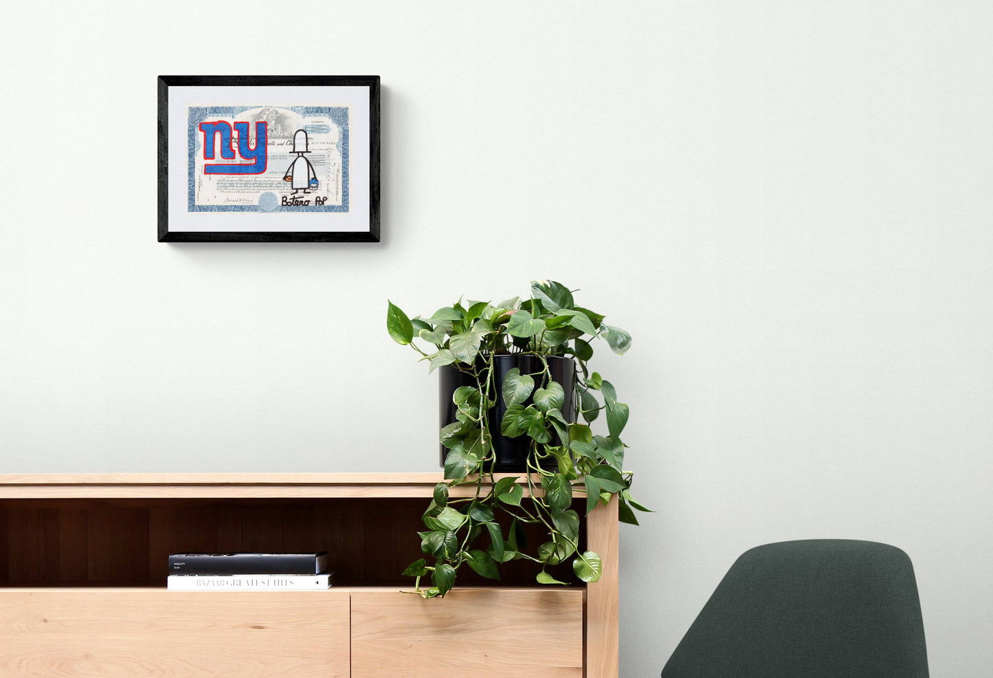 New York Giants by Botero Pop - Signature Fine Art