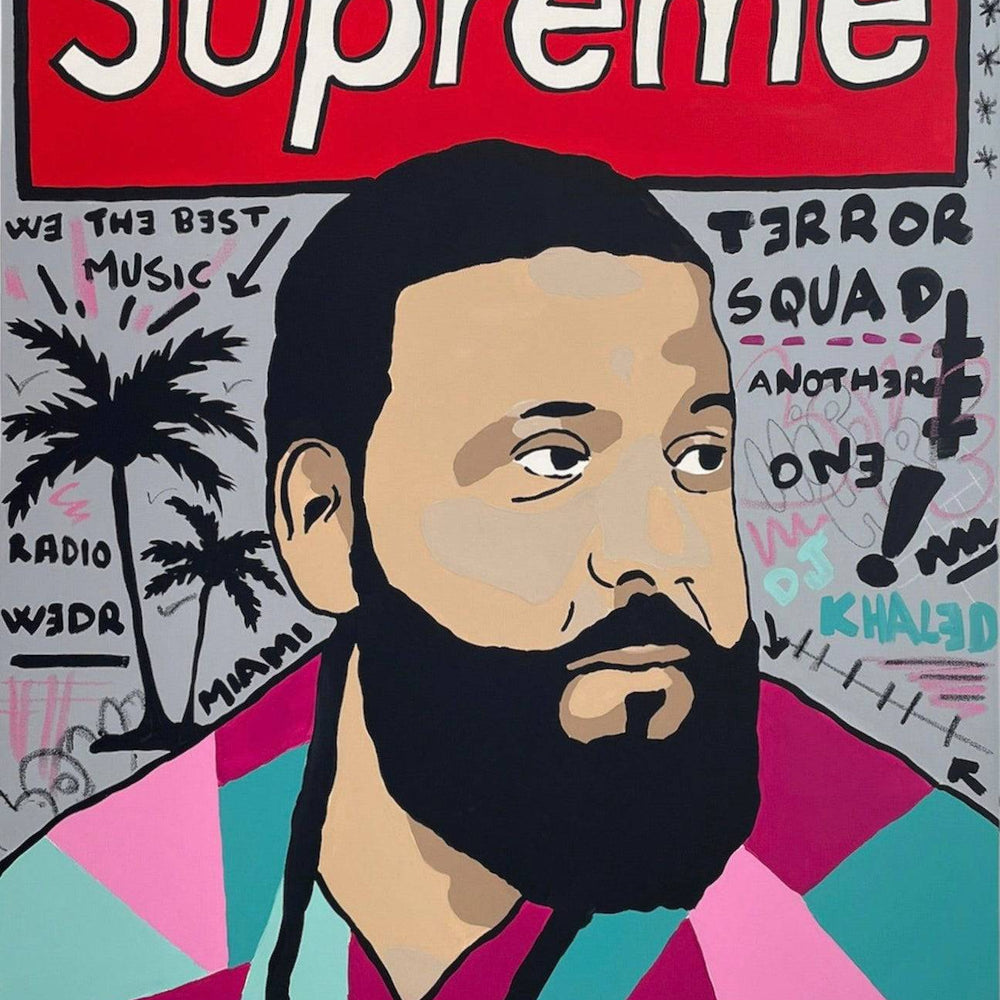 DJ Khaled - Artist with a big heart by cObo - Signature Fine Art