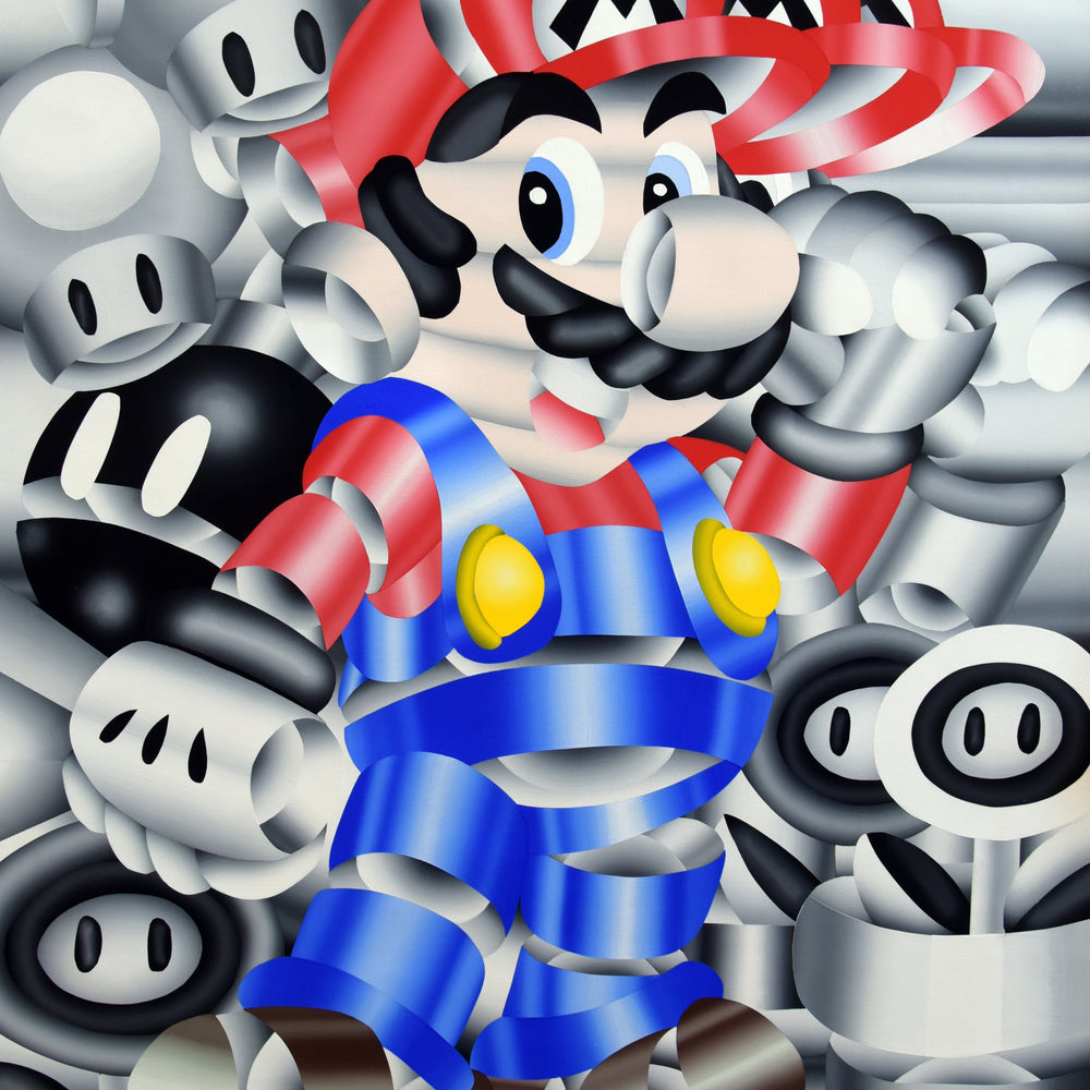 Mario Wonderland by Geoffrey Bouillot (Limited edition print)