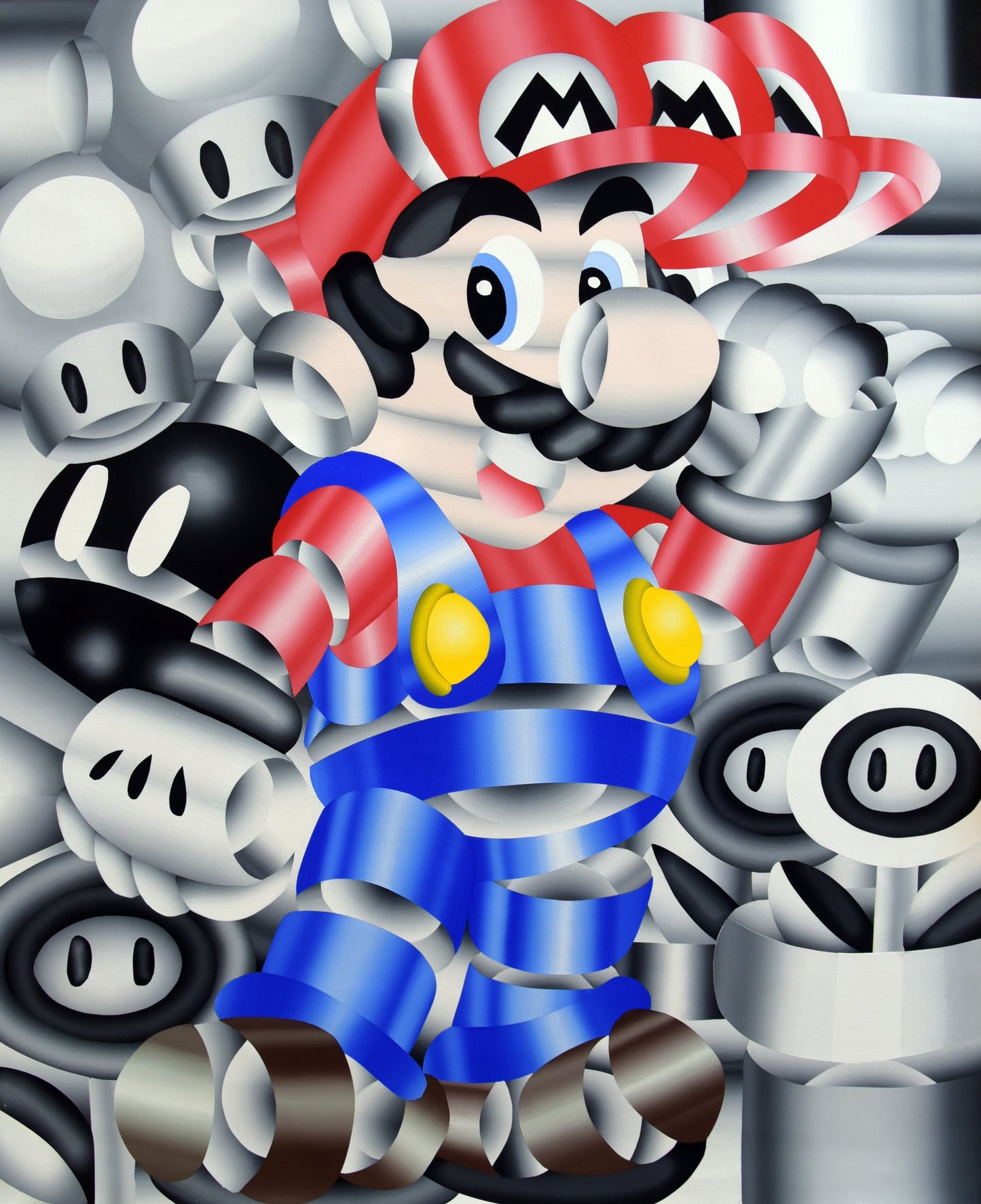 Mario Wonderland by Geoffrey Bouillot (Print)