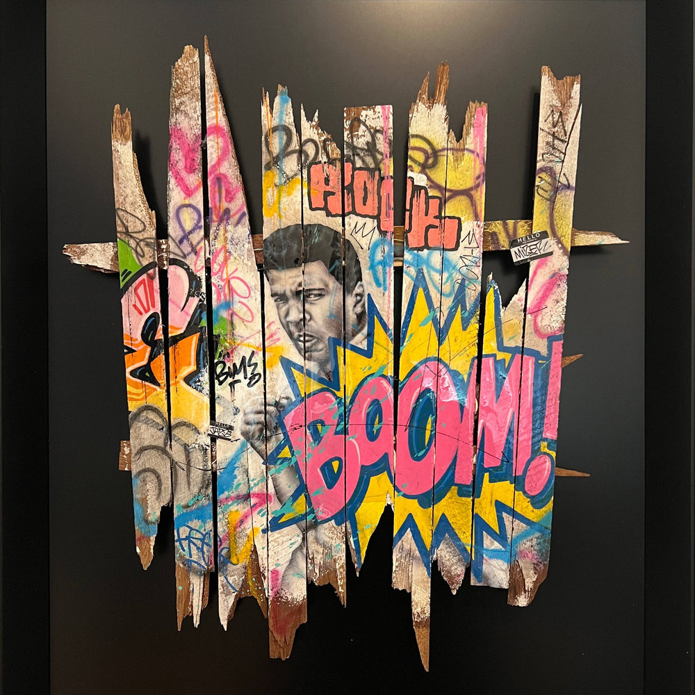 
                  
                    Boom! Tribute to Muhammad Ali by Onemizer - Signature Fine Art
                  
                