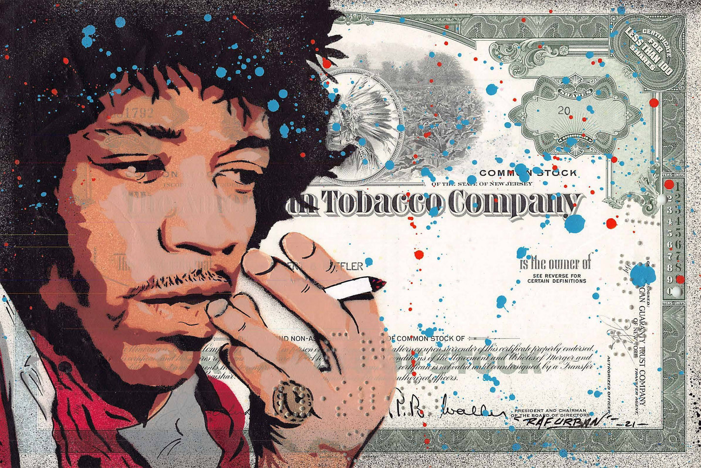 Hendrix by Raf Urban - Signature Fine Art