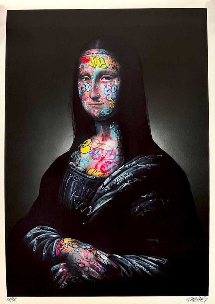 Mona Lisa Graffiti by Onemizer (Official limited edition print)