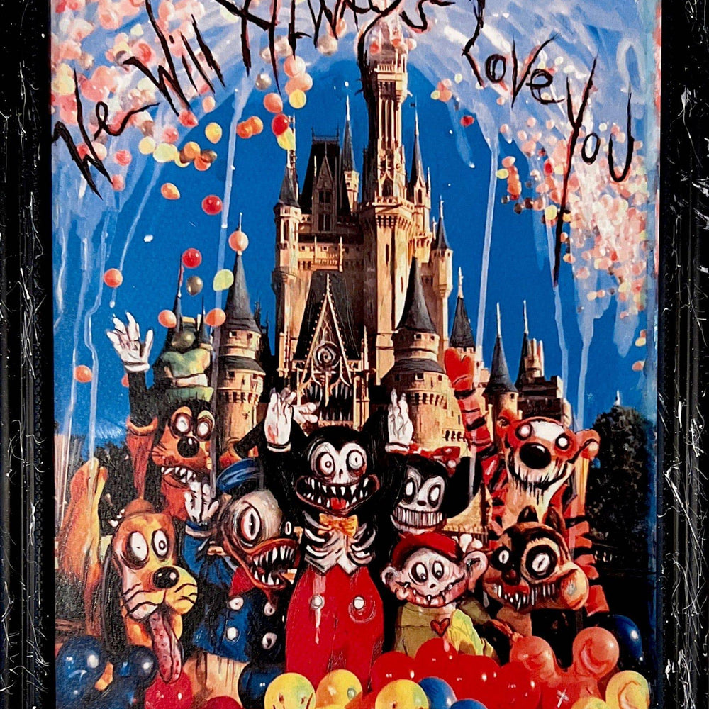 Dark Disney We Will Always Love You (Original) by GUS FINK - Signature Fine Art