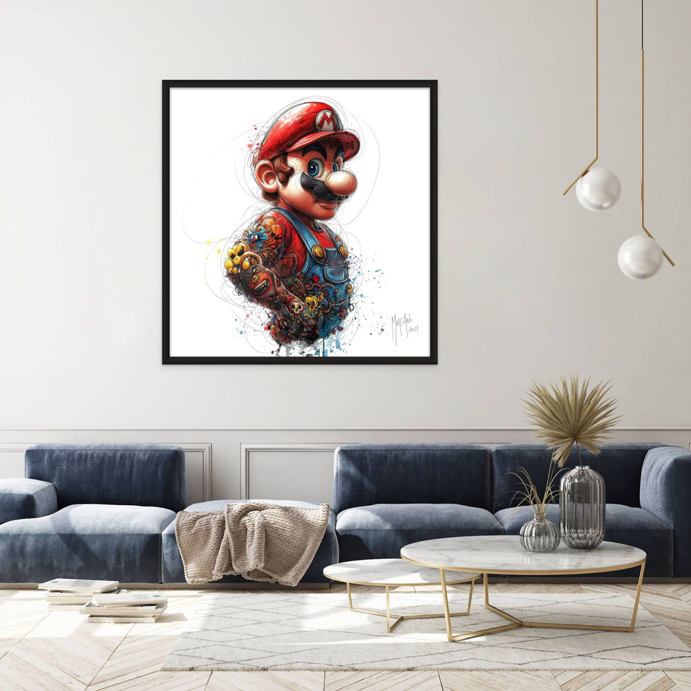 Mario Tattoo by Patrice Murciano