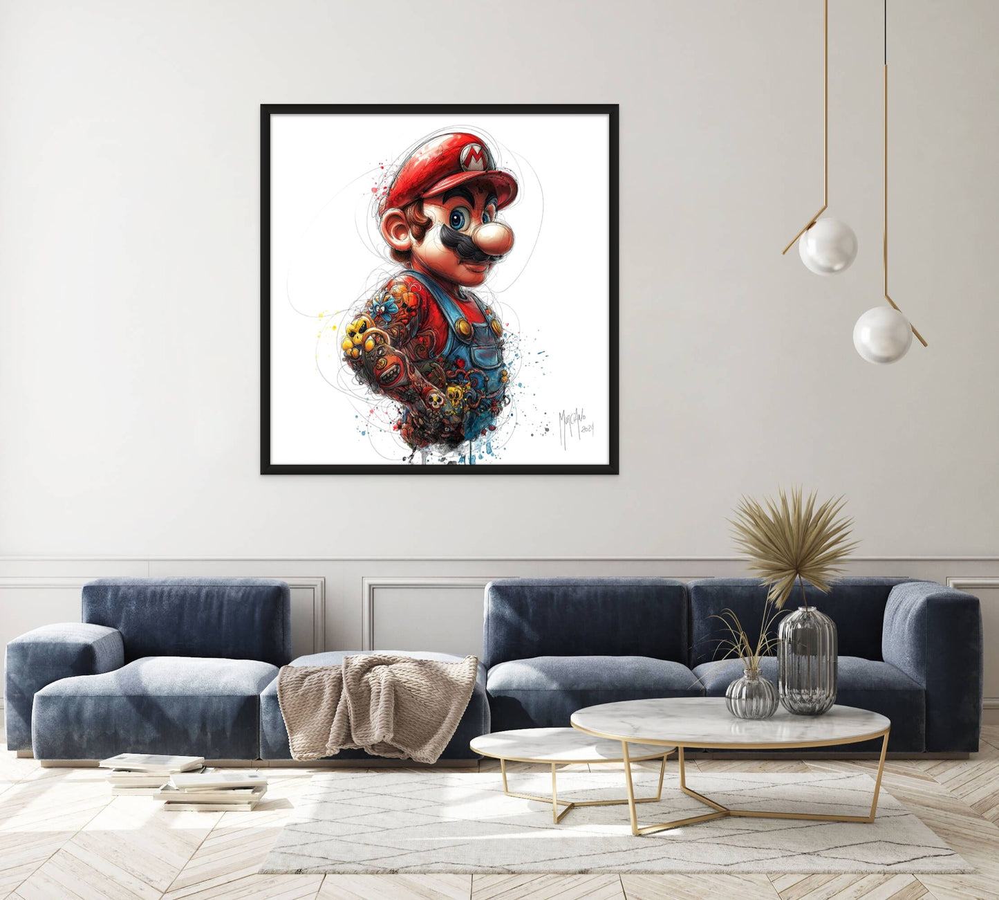 Mario Tattoo by Patrice Murciano