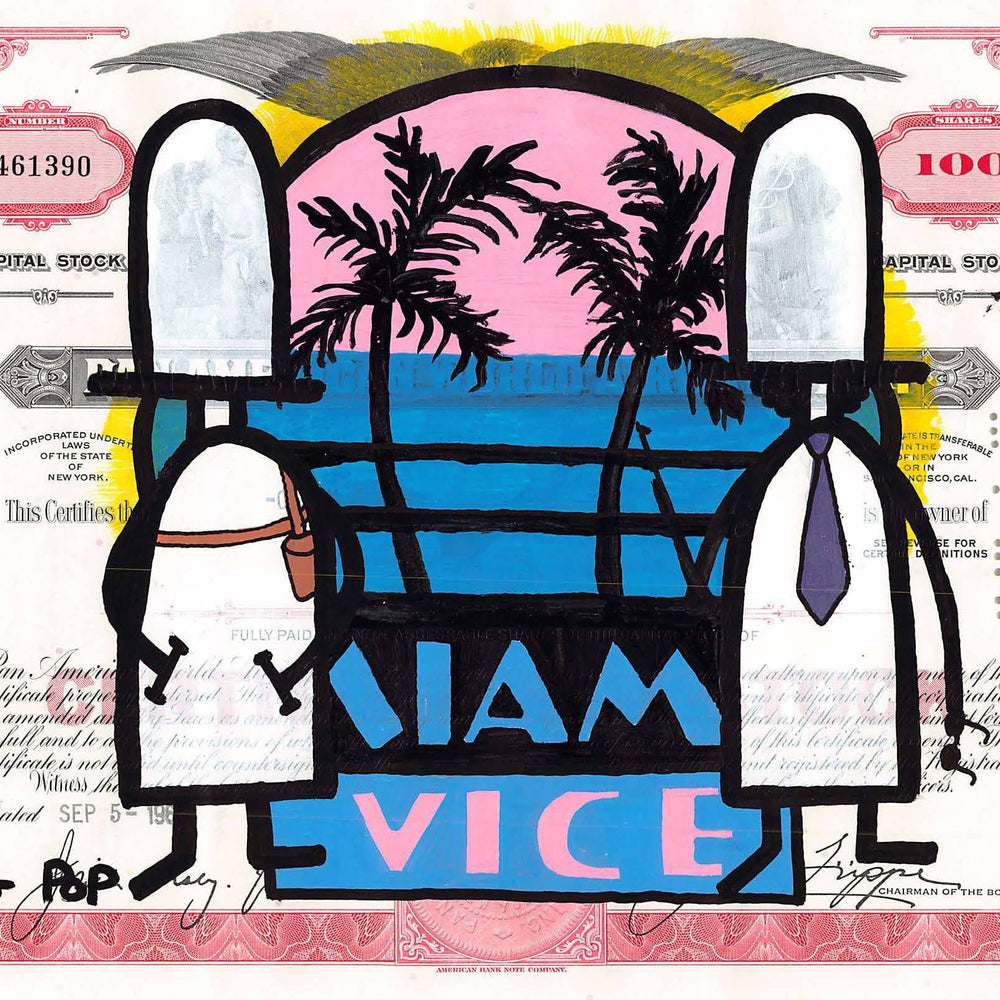 Miami Vice by Botero Pop - Signature Fine Art