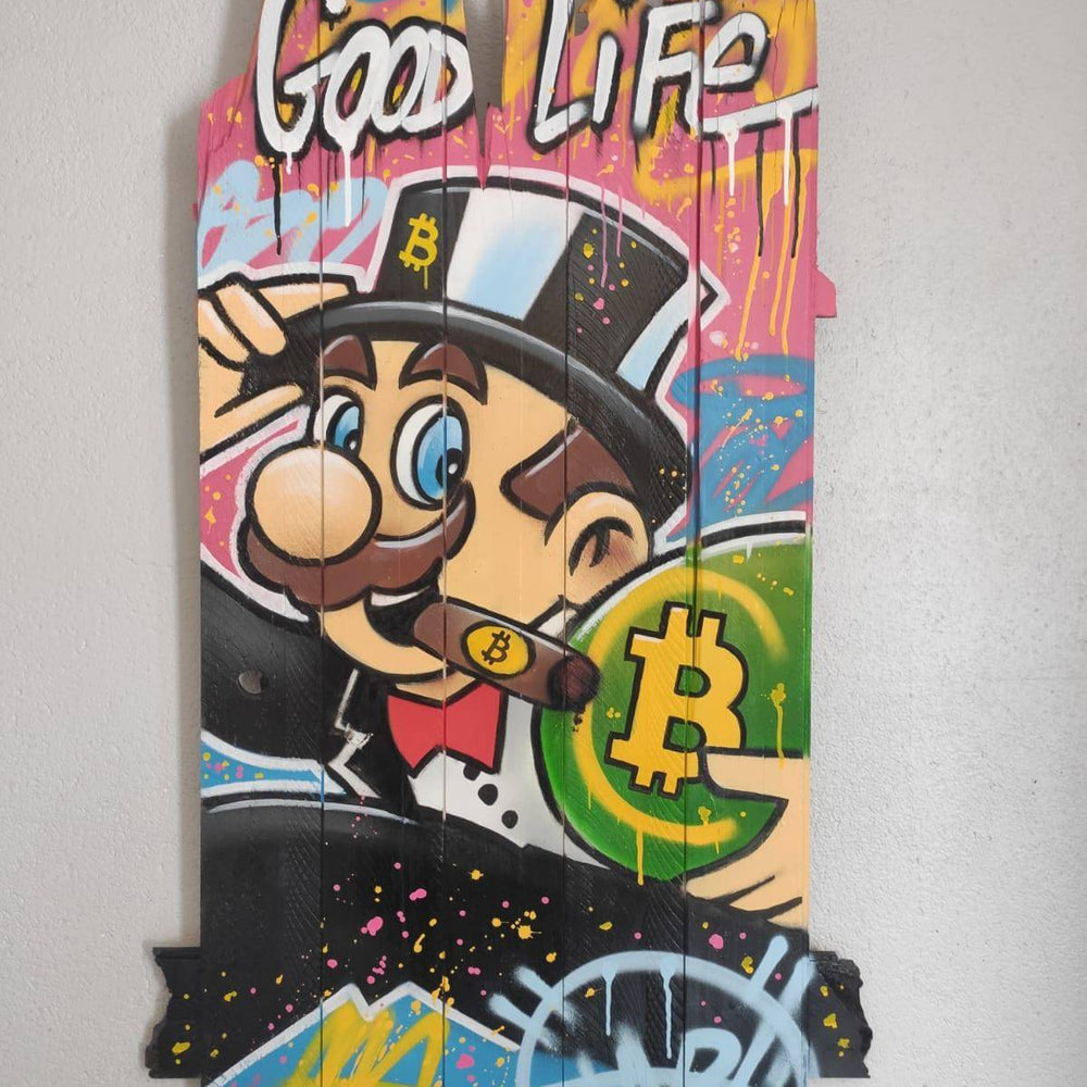 Mr Mariopoly & Bitcoin | Daru, France by Daru - Signature Fine Art