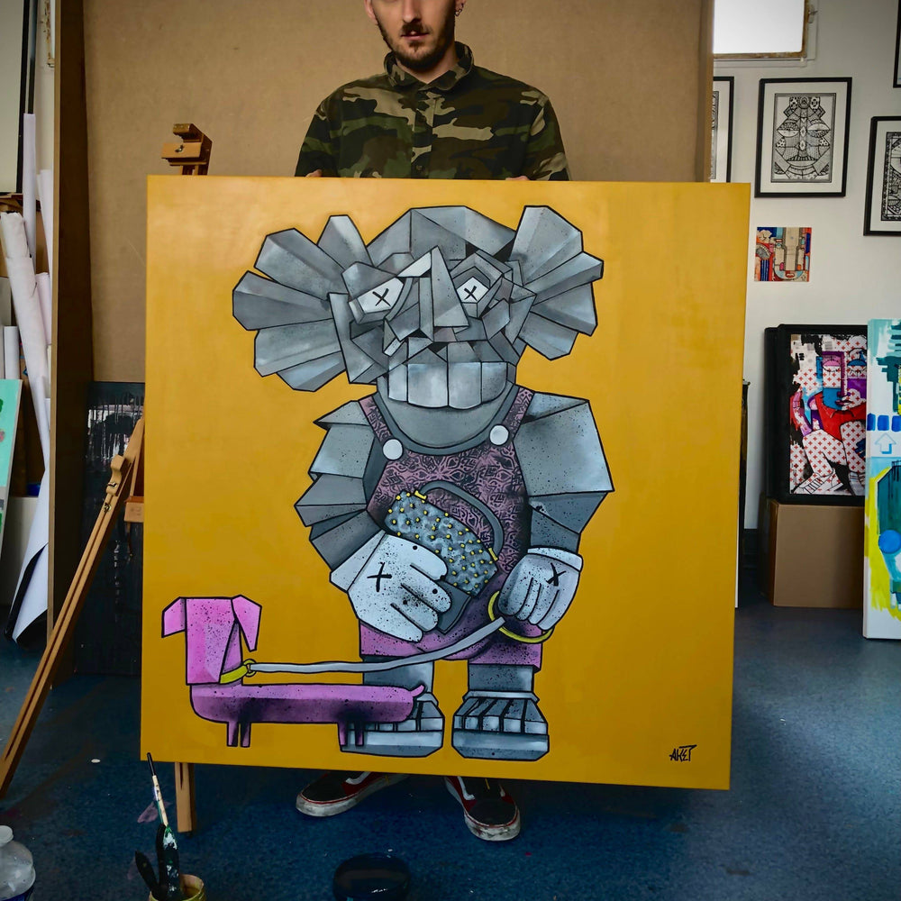 La vie en Kaws by Aket - Signature Fine Art