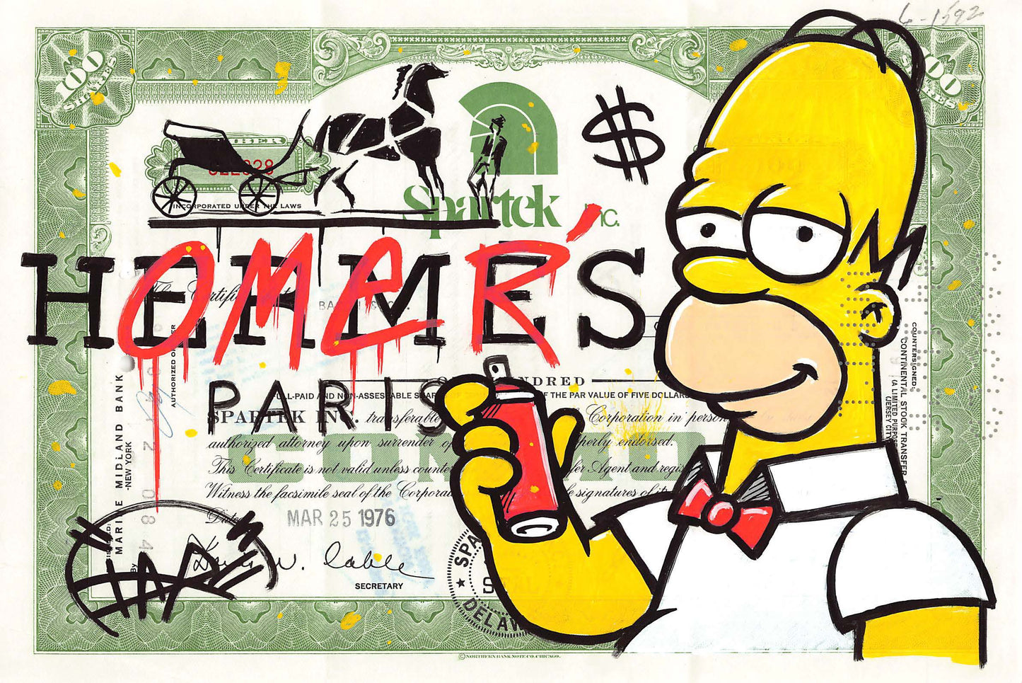 Homer Vandal by Daru - Signature Fine Art