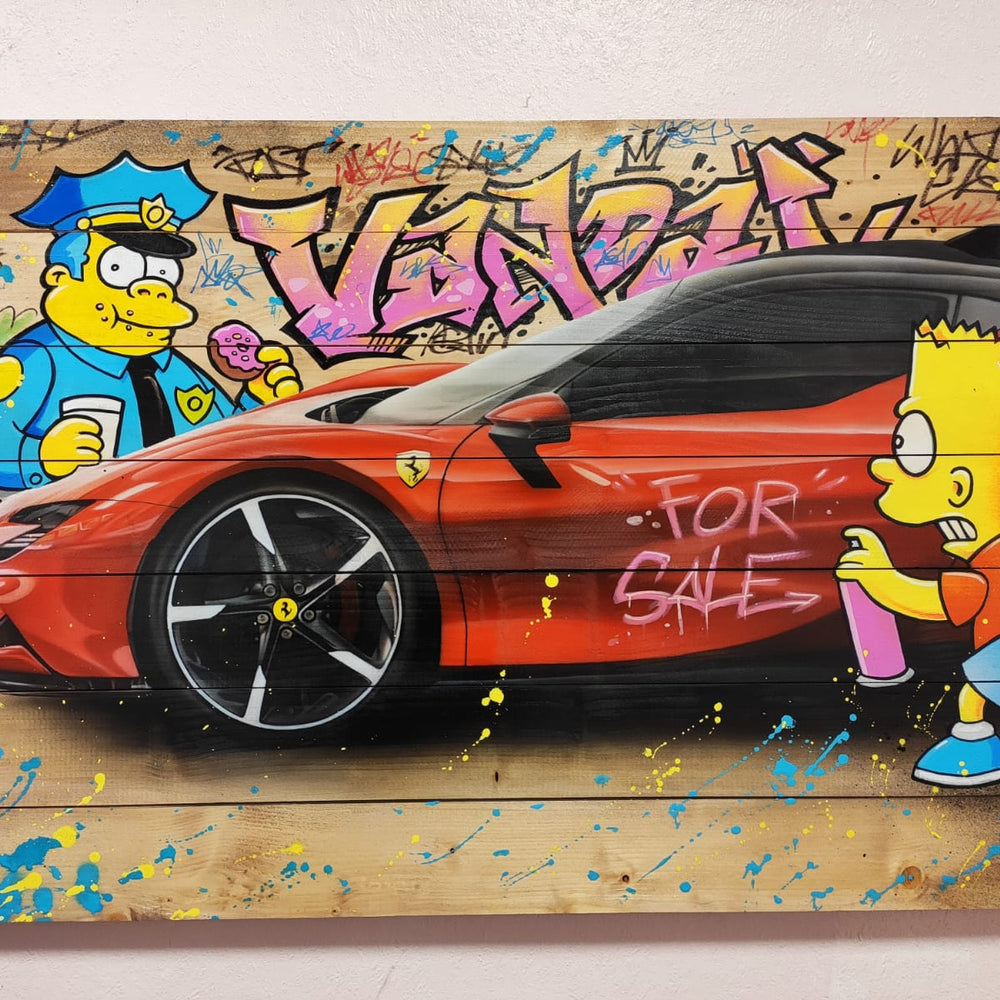 Vandal For Sale by Daru & Jessica Renault by Daru - Signature Fine Art