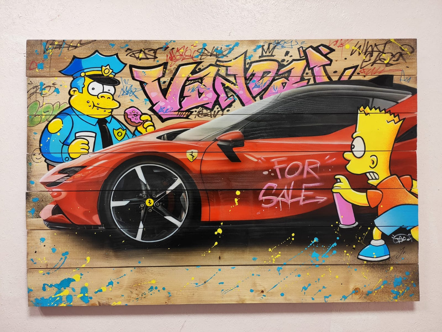 Vandal For Sale by Daru & Jessica Renault by Daru - Signature Fine Art