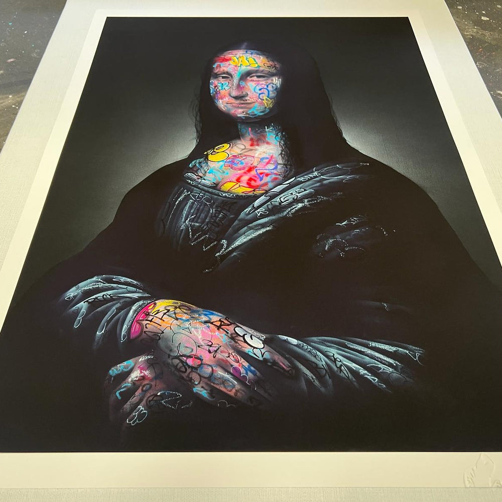 Mona Lisa Graffiti by Onemizer (Official limited edition print)