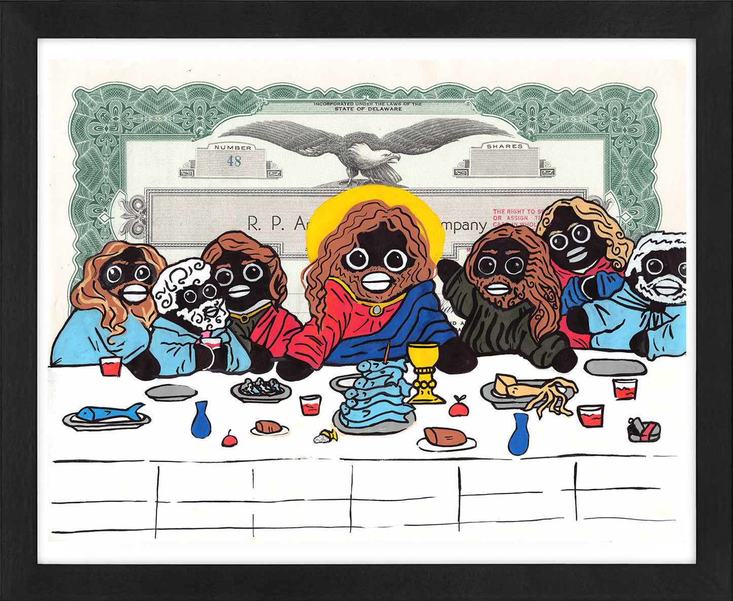 Last supper by Penguino