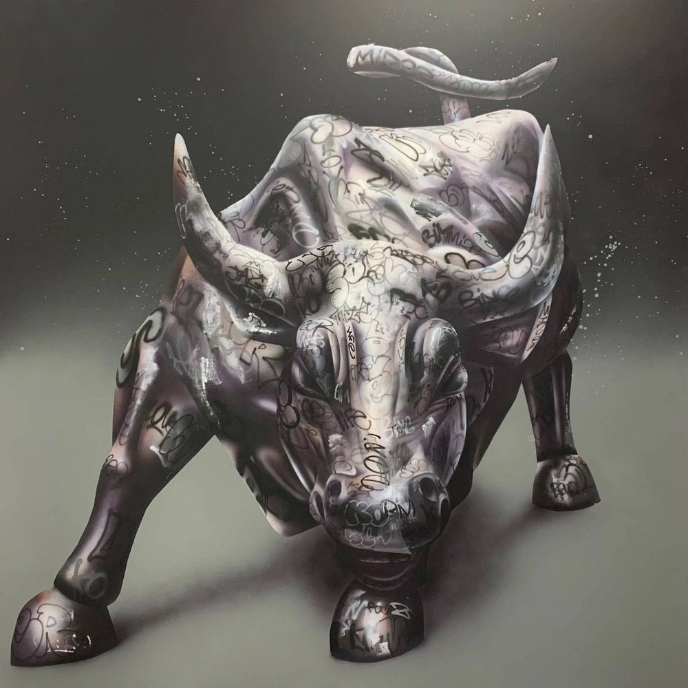 
                  
                    Wall Street Bull by Onemizer - Signature Fine Art
                  
                