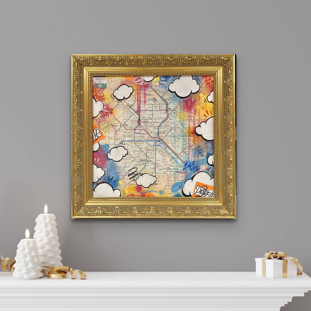 
                  
                    Paris Subway Map (Mixed Media) by Piotre - Signature Fine Art
                  
                