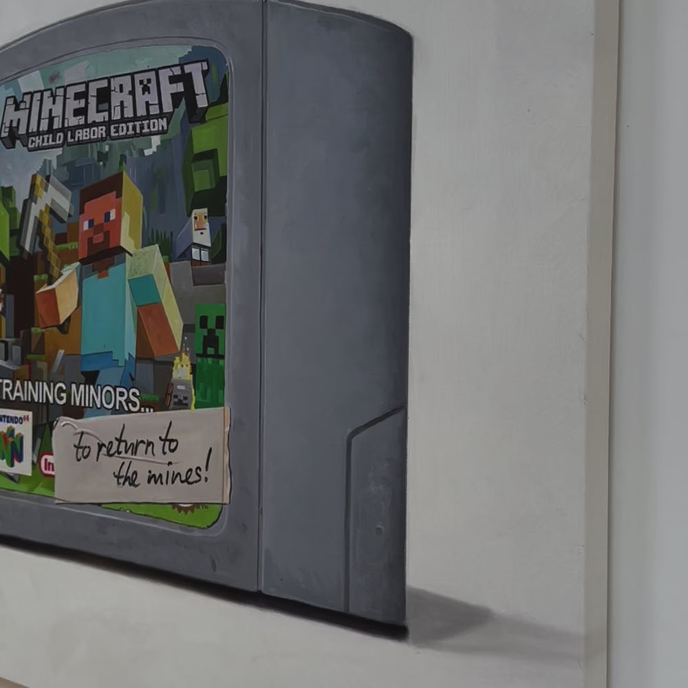 
                      
                        Load and play video in Gallery viewer, Minecraft: Child Labor Edition N64 by Arlo Sinclair
                      
                    