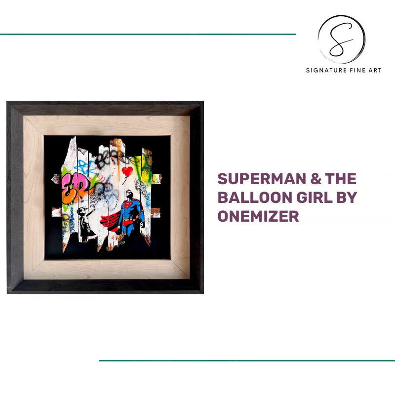 
                      
                        Load and play video in Gallery viewer, Superman &amp;amp; The Balloon Girl by Onemizer by@Outfy
                      
                    