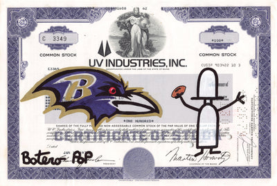 Baltimore Ravens by Botero Pop